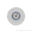 7 Roda de polimento branco para polimento de superfície de alumínio